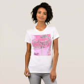 in roze t-shirt (Voorkant volledig)