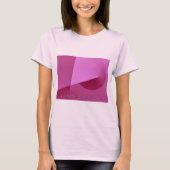 in roze t-shirt (Voorkant)