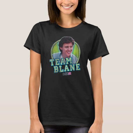  in roze Team Blane T-shirt (Voorkant)
