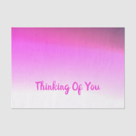 in roze tissuepapier