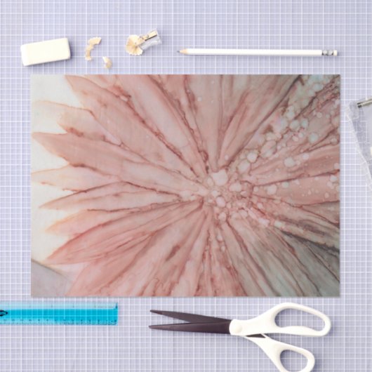  in roze tissuepapier (Craft)