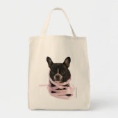  in roze tote bag (Voorkant)