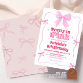  in roze verjaardag kaart