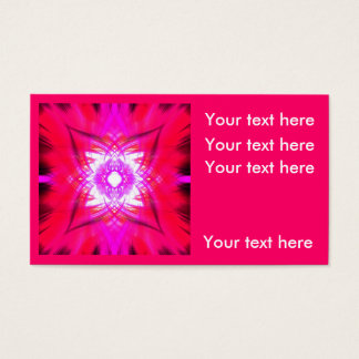 In roze visitekaartje