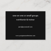 In roze visitekaartje (Achterkant)