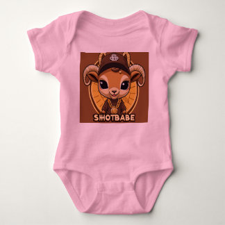  in roze voor je kleine trendsetter" romper