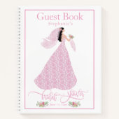" in roze" Vrijgezellenfeest gastenboek Notitieboek (Voorkant)