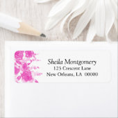 in roze Waterverf Rozen Etiket (Insitu)