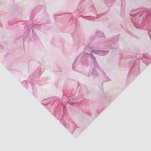 in roze Waterverf strikken Tissuepapier (Detail)