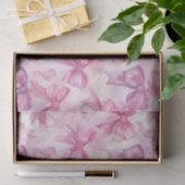 in roze Waterverf strikken Tissuepapier (Geschenk)