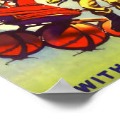 in ruimte met Ace Brave Science Fiction Poster (Hoek)