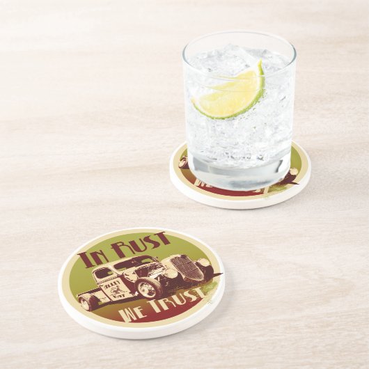 In Rust vertrouwen we Onderzetter (Zijkant)