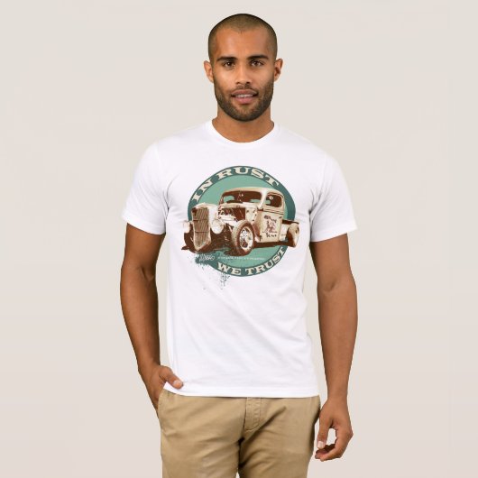 In Rust vertrouwen we T-shirt (Voorkant volledig)