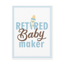 In ruste Baby Maker Funny Vasectomy Moderne Cute 