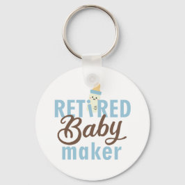 In ruste Baby Maker Funny Vasectomy Moderne Cute Sleutelhanger
