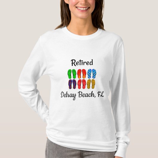 In ruste - Delray Beach, FL, T-Shirt (Voorkant)