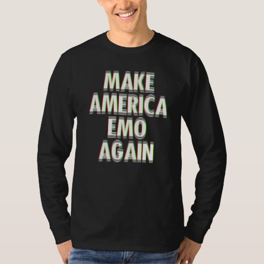 In ruste Emo Kind Sad Music Gothic Punk Scene Goth T-shirt (Voorkant)