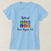 In ruste - Fort Myers, FL T-shirt (Design voorkant)