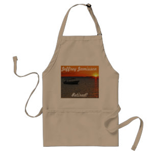 In ruste - Gevist Boat Apron, Tan Standaard Schort