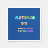 In ruste...meer tijd om te bakken servet (Voorkant)