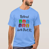 In ruste, North Port, FL T-shirt (Voorkant)