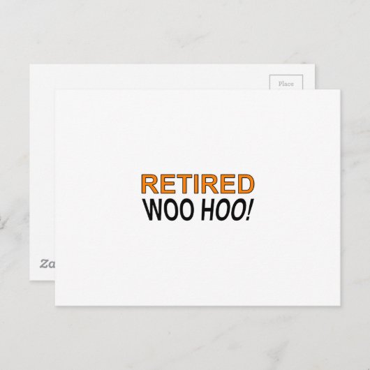 In ruste Woo Hoo Briefkaart (Voorkant / Achterkant)