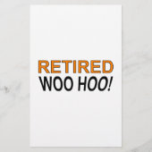 In ruste Woo Hoo Briefpapier (Voorkant)