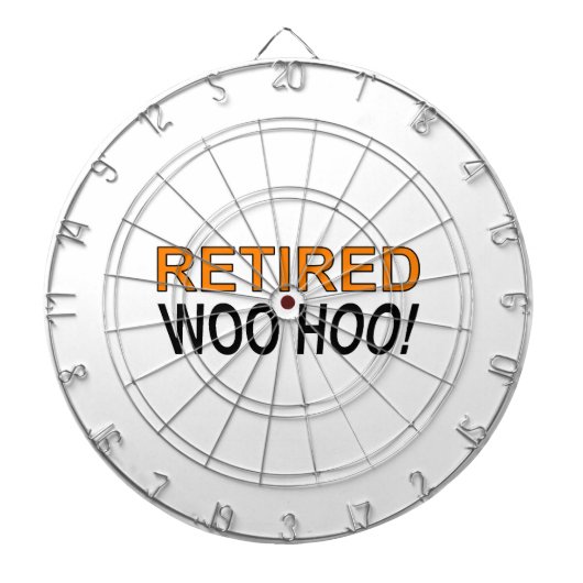 In ruste Woo Hoo Dartbord (Voorkant)