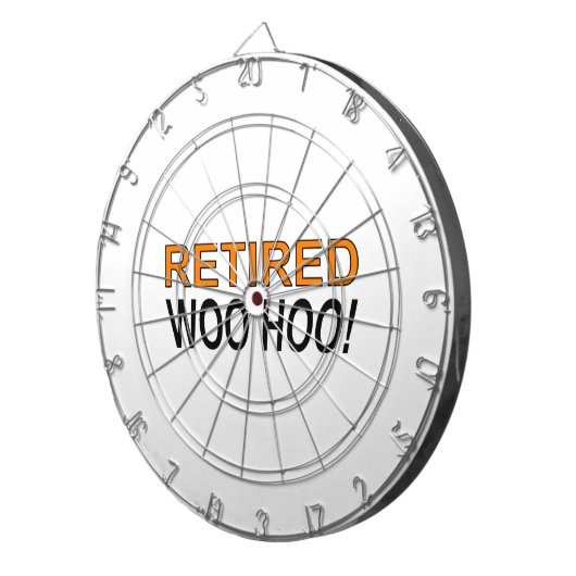 In ruste Woo Hoo Dartbord (Voorkant Rechts)