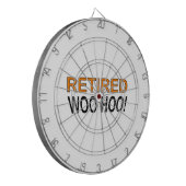 In ruste Woo Hoo Dartbord (Voorkant Links)