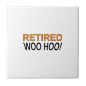 In ruste Woo Hoo Tegeltje (Voorkant)