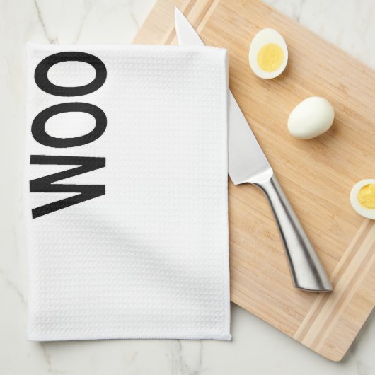 In ruste Woo Hoo Theedoek (Quarter Fold)