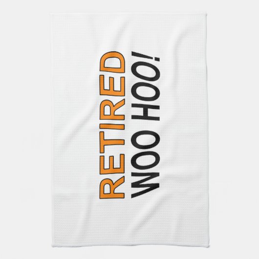 In ruste Woo Hoo Theedoek (Verticaal)