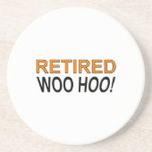 In ruste Woo Hoo Zandsteen Onderzetter (Voorkant)