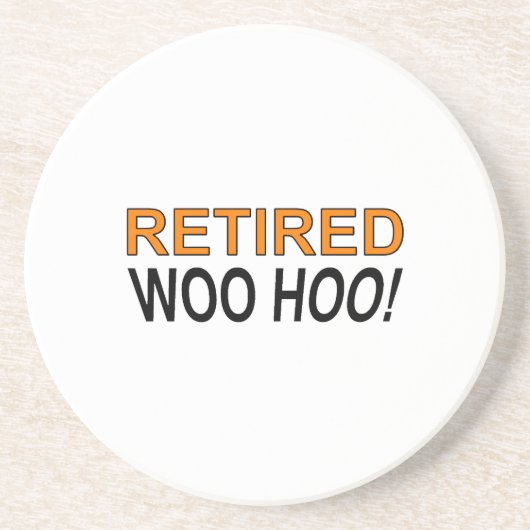 In ruste Woo Hoo Zandsteen Onderzetter (Voorkant)