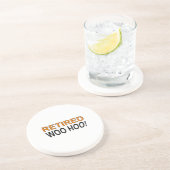 In ruste Woo Hoo Zandsteen Onderzetter (Zijkant)