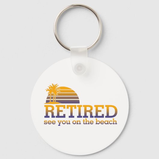 In ruste zie je op de strand Sleutelhanger (Achterkant)