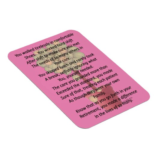 In ruste zurse gedicht magneet (Rechterzijde)