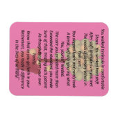 In ruste zurse gedicht magneet (Horizontaal)