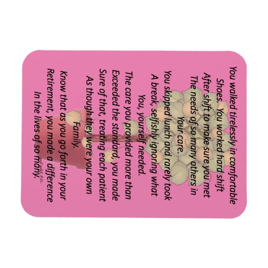 In ruste zurse gedicht magneet (Horizontaal)