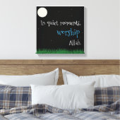 In rustige momenten canvas afdruk (Insitu (Slaapkamer))