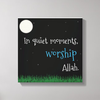 In rustige momenten canvas afdruk