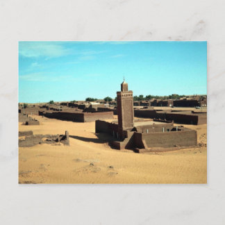 In Salah Oasis, de warmste in de Sahara, Algerije Briefkaart