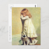 In schande door Charles Burton Barber,  kunst Briefkaart (Voorkant / Achterkant)