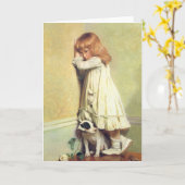 In schande door Charles Burton Barber,  kunst Kaart (Gele Bloem)