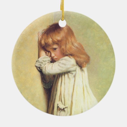 In schande door Charles Burton Barber,  kunst Keramisch Ornament (Achterkant)
