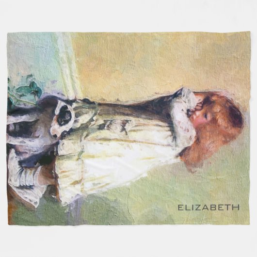 In schande  oliehoudende schildermasterstuk fleece deken (Voorkant (Horizontaal))