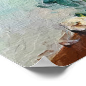 In schande oliehoudende schildermasterstuk poster (Hoek)