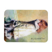 In schande  olieschilders, speciaal gepersonalisee magneet (Horizontaal)