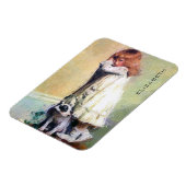 In schande  olieschilders, speciaal gepersonalisee magneet (Linkerzijde)